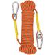 Aystkniet Outdoor Climbing Survival Rope 10M(32ft) Static Rock Climbing Rope for Camping Escape Rope Ice Climbing Equipment Fire Rescue Parachute-Orange