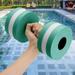 Realhomelove Aquatic Dumbells 1PC Water Aerobic Exercise Foam Dumbbell Pool Resistance Water Aqua Fitness Barbells Hand Bar Exercises Equipment for Weight Loss