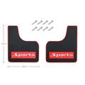 Furulu 1Pair Sports Mud Flaps Mudflaps Splash Guards Fender Flares Front Rear For Car Pickup SUV Van Truck