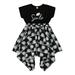 QIPOPIQ Clearance Girls Outfits Toddler Baby Girl Outfits Letter Printing Fashion Casual Little Daisy Kids Dress