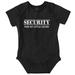 Security Little Sibling Lil Sis Family Romper Boys or Girls Infant Baby Brisco Brands 18M