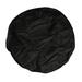 17-inch PVC Spare Tire Cover Leather Simulated Auto Car Tire Covers Spare Wheel Covers Black