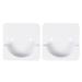 2pcs Shower Curtain Rod Mount Holders Adhesive Shower Rod Tension Retainers