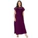 Plus Size Women's Lace Maxi Dress by Jessica London in Dark Berry (Size 22 W)