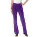 Plus Size Women's Stretch Corduroy Bootcut Jean by Woman Within in Radiant Purple (Size 30 W)