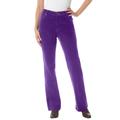 Plus Size Women's Stretch Corduroy Bootcut Jean by Woman Within in Radiant Purple (Size 38 W)