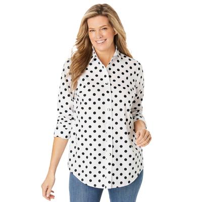 Plus Size Women's Perfect Long Sleeve Shirt by Wom...
