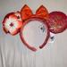 Disney Accessories | New Disney Ears Pink Floral Sequin Mickey Disney Parks Ears | Color: Pink | Size: Os