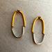 Madewell Jewelry | Madewell Earrings Gold And Silver | Color: Gold/Silver | Size: 2 ½” Long X 1”Width