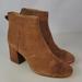 Madewell Shoes | Madewell The Jillian Suede Leather Women's Ankle Boots | Color: Brown | Size: 8.5