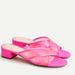 J. Crew Shoes | Jcrew Florence Sandals Transparent Strap Block Heels Sz8.5 Worn Once Orig $148 | Color: Pink | Size: 8.5