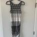 Athleta Dresses | Athleta Long Black And White Stripe Dress | Color: Black/White | Size: Xs