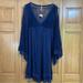 Free People Dresses | Free People Bohemian Blue Lace Dress Size Medium Nwt | Color: Blue | Size: M