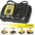 Chargeur rapide pour Dewalt 4 5A DCB118 DCB101 12V 14 4 V 20V batterie Eddie Ion haute