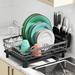 YITAHOME Multifunctional Stainless Steel Dish Rack Stainless Steel in Gray | 6 H x 13 W x 17 D in | Wayfair JABJP02