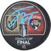 Fanatics Authentic Jonathan Marchessault Vegas Golden Knights vs. Florida Panthers Autographed 2023 Stanley Cup Final Matchup Hockey Puck