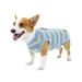 Bluethy Dog Recovery Suit Good Breathability Sleeveless High Elastic Edged Easy-wearing Prevent Biting Urine Pad Interlayer Pet Dog Abdominal Wounds Healing Recovery Suit Pet Supplies