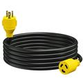 Leisure Cords 3-Prong 15 Feet 30 Amp Generator Cord 10 Gauge Heavy Duty L5-30 Male Generator Power Cord Up to 3750W (15-Feet)