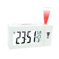 Hfyihgf Projection Climate Station Indoor Outdoor Temperature Meter Hygrometer Color Monitor Projections Data with Wireless Sensor Alarm Clock