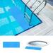 Sports Outdoors Swimming Swimming Pool Ladder Pad Step Mat With Non-Slip Texture Blue Ladder Mat -Protective Pool Blue