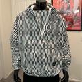 Levi's Jackets & Coats | Digital Zebra Stripes Anchor Hood Jacket | Color: Black/White | Size: M