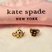 Kate Spade Jewelry | Kate Spade Assymetrical Tea Time Earrings | Color: Black/White | Size: Os