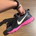 Nike Shoes | Charcoal Grey And Hot Pink Women’s Nike Sneaker Size 9 | Color: Gray | Size: 9