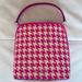Kate Spade Bags | Kate Spade Pink And White Houndstooth Bucket Bag W Crossbody Strap Brand New | Color: Pink/White | Size: Os