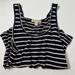 Michael Kors Tops | Michael Kors Stripe Tank Top | Color: Blue/White | Size: L