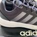 Adidas Shoes | Adidas Size Size 8 Women’s Cloudfoam Athletic Shoes Qtflex - Black W/Grey Stripe | Color: Black | Size: 8