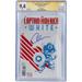 Chris Evans Captain America Autographed America: White #1 Young Variant Cover Comic Book - CGC Graded 9.4