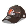 Men's New Era Brown Cleveland Browns 2023 NFL Training Camp 39THIRTY Flex Fit Hat