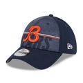 Men's New Era Navy Chicago Bears 2023 NFL Training Camp Secondary Logo 39THIRTY Flex Fit Hat