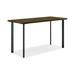 HON Coze Table Desk Wood/Metal in Black/Brown/Gray | 29.5 H x 48 W x 24 D in | Wayfair HLCRPL4824WFH.LFW1FW.P71