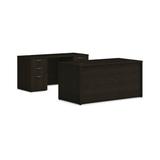 HON Mod Office Suite Wood/Metal in Brown/Gray | 29.5 H x 60 W x 24 D in | Wayfair HLPL6090EXEC4BBFJA1