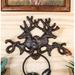 Millwood Pines Forged Cast Iron Double Stag Deer Antlers Wall Hooks For Keys Leashes Scarves | Wayfair 2BA134D71A584E60ABC22CDC61B65270