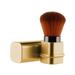 TureClos Women Face Retractable Makeup Brush Girls Portable Reusable Facial Foundation Highlighter Brushes Beauty Supplies Gold