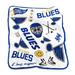St. Louis Blues 50'' x 60'' Native Raschel Plush Throw Blanket
