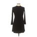 Madewell Casual Dress - A-Line: Black Solid Dresses - Women's Size 2X-Small