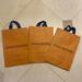 Louis Vuitton Bags | Authentic Louis Vuitton Shopping Bags - 3 Qty Bundle | Color: Orange | Size: Os