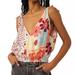 Free People Tops | Free People Tied To You Printed Tank Top | Color: Tan | Size: S