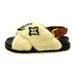Louis Vuitton Shoes | Louis Vuitton Paseo Line Mule Sandals Sandals 1a8qka Creamblackbrown Shearing | Color: Black/Brown/Cream | Size: Os
