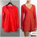 Athleta Dresses | Athleta Neon Coral Wick It Wader Hoodie Swimsuit Cover Up Upf Dress Xs | Color: Orange/Red | Size: Xs