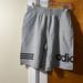 Adidas Bottoms | Adidas Boys Shorts Gray With Black Lines And Adidas Name On Sides 2 Pockets | Color: Black/Gray | Size: 18b