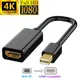 Câble Mini Displayport vers HDMI 4K adaptateur Mini DP vers HDMI 1080P mâle vers HDMI compatible