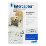 Interceptor For Large Dogs 51-100 Lbs (White) 6 Chews