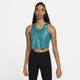 Nike Dri-FIT One Women's Printed Training Tank - Blue