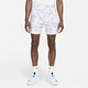 NikeCourt Dri-FIT Men's Print Tennis Shorts - White