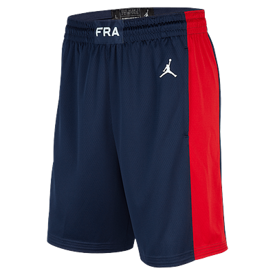 France Jordan (Road) Limited Men's Basketball Shorts - Blue