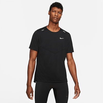 Nike Dri-FIT Rise 365 Men's Short-Sleeve Running Top - Black